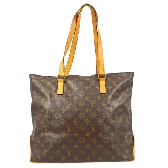 LOUIS VUITTON CABAS MEZZO HAND TOTE BAG PURSE MONOGRAM - Picture 1 of 10